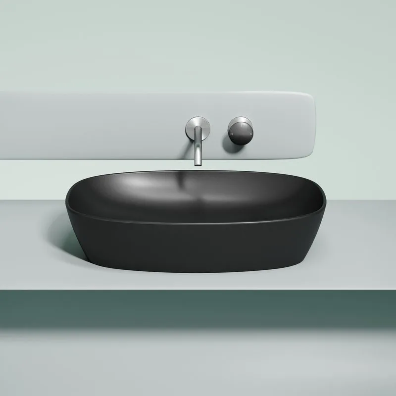 Накладная раковина Ceramicanova Element CN6049MB черная матовая Sancos — официальный сайт