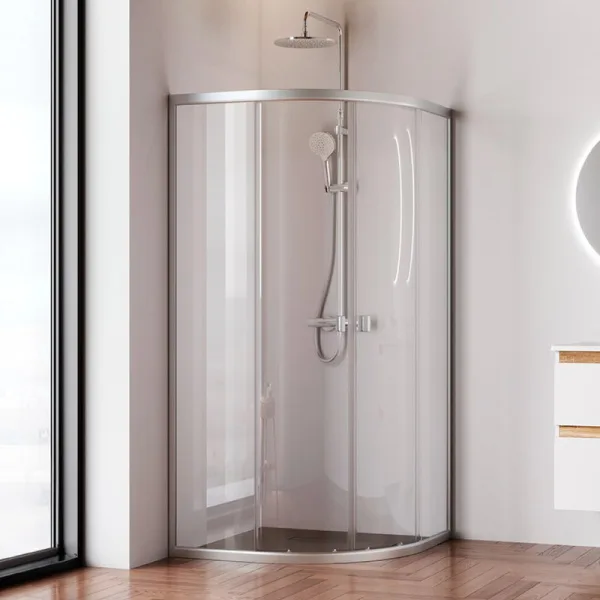 Душевой уголок AM.PM X-Joy Twin Slide W88G-205-090MT64 90x90, профиль матовый хром Sancos — Оригинал