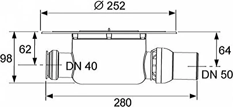 Душевой трап TECE Drainpoint S TECEdrainpoint S 360 15 00, DN 50 под плитку Sancos — официальный сайт