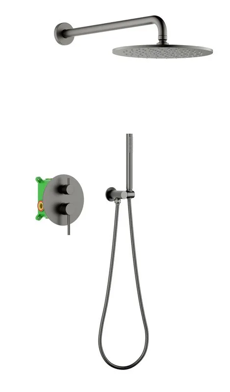 Душевой комплект Timo Saona SX-2369/18SM, С ВНУТРЕННЕЙ ЧАСТЬЮ, черное золото Sancos — официальный сайт