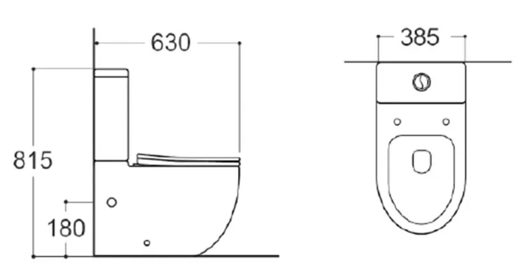 Бачок для унитаза Splendy Light LI10238DWM Sancos — официальный сайт