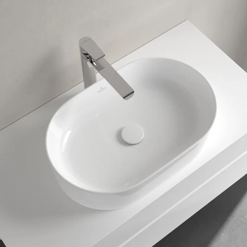 Накладная раковина Villeroy & Boch Collaro 4A1956R1 альпийский белый, CeramicPlus Sancos — официальный сайт