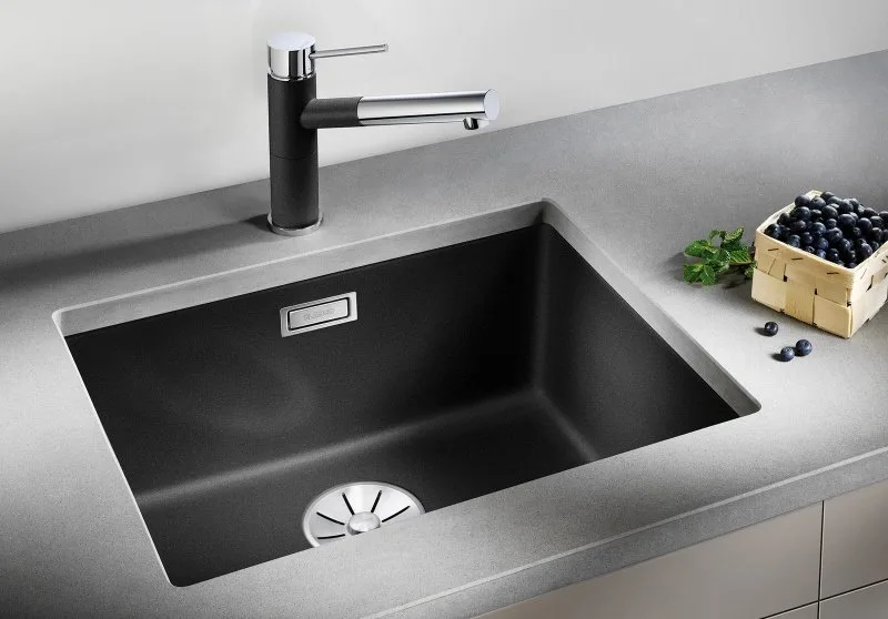 Мойка кухонная Blanco Subline 500-U антрацит Sancos — официальный сайт