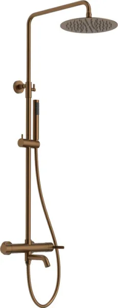 Душевая стойка AltroBagno Unione 030211 RaSp, матовая медь