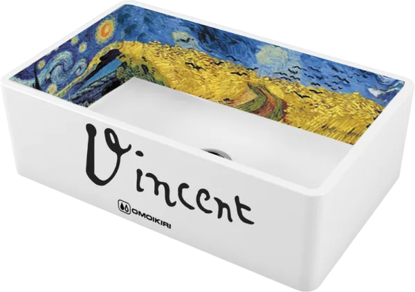 Мойка кухонная Omoikiri Mikura 76-Vangogh white