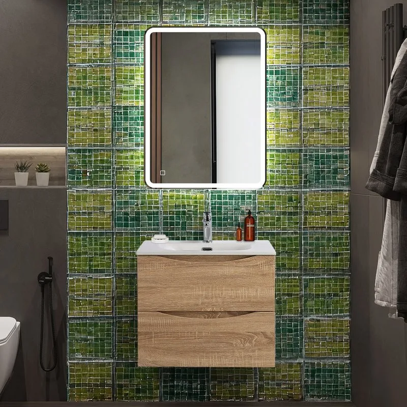 Тумба под раковину без столешницы BelBagno Marino-cer-n 60 подвесная, rovere bianco Sancos — официальный сайт