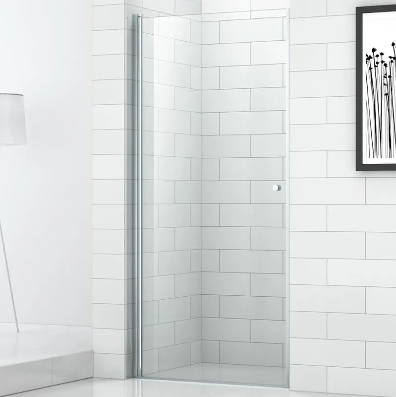 Душевая дверь в нишу Cezares Eco ECO-O-B-1-90-C-Cr стекло прозрачное Sancos — официальный сайт