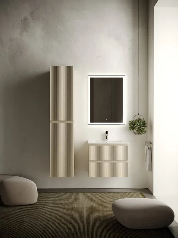 Тумба под раковину Sancos Snob R 60 подвесная Beige soft (капучино), SNR60CE Sancos — официальный сайт