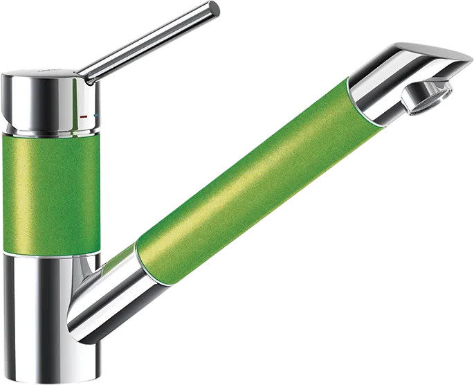 Смеситель для кухни Schock Cristalite SC-200-D выдвижной излив, мята Sancos — официальный сайт