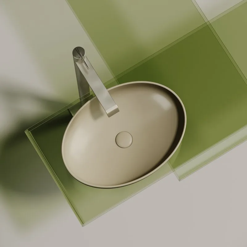Накладная раковина Ceramicanova Element CN6056MC капучино матовая Sancos — официальный сайт