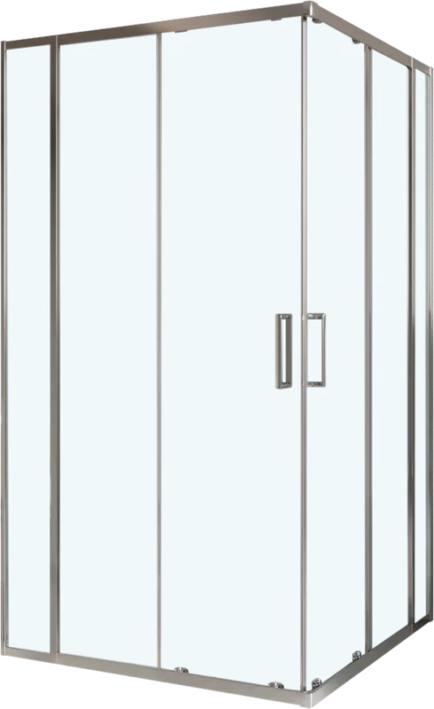 Душевой уголок BelBagno Luce A-22-80+25-C-Cr профиль хром, стекло прозрачное Sancos — официальный сайт