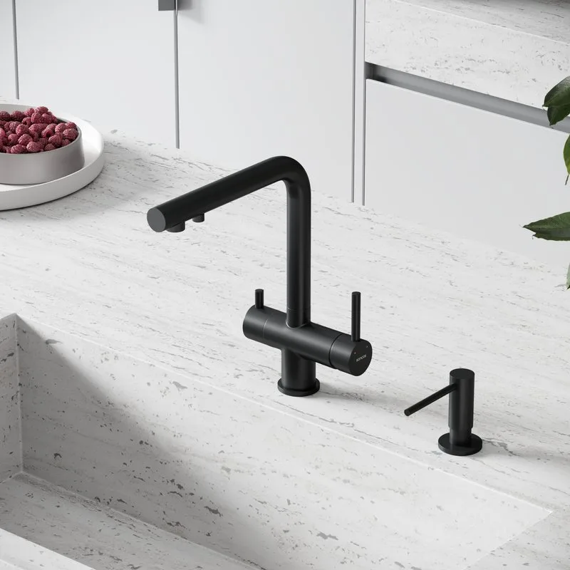 Смеситель для кухни Sancos Foster SC4014MB под фильтр, черный матовый Sancos — официальный сайт