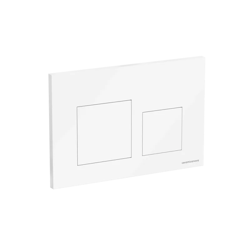 Кнопка смыва Ceramicanova Balance Square CN12-002W глянцевый белый Sancos — официальный сайт