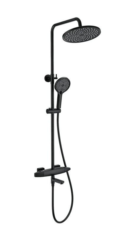 Душевая стойка Wonzon & Woghand NEO WW-B3035-A2-MB, матовая черная Sancos — официальный сайт