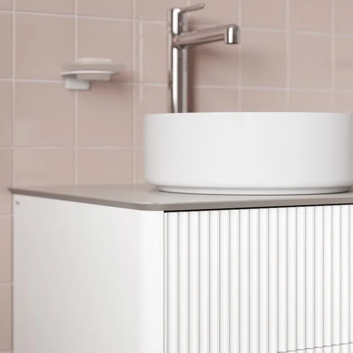 Тумба под раковину без столешницы IDDIS Aiger 120 подвесная, матовая белая soft touch Sancos — официальный сайт