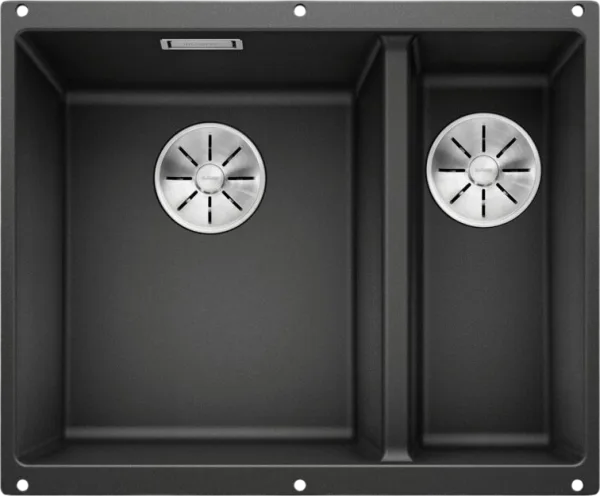 Мойка кухонная Blanco Subline 340/160-U антрацит, левая Sancos — Оригинал