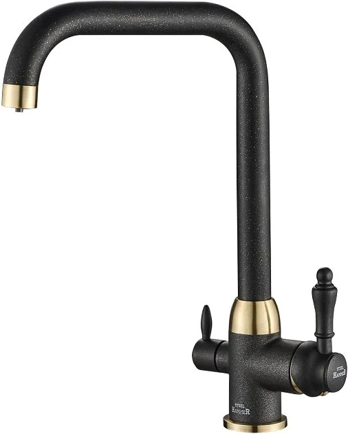 Смеситель для кухни Steel Hammer SH 725 BLACK BR Sancos — официальный сайт