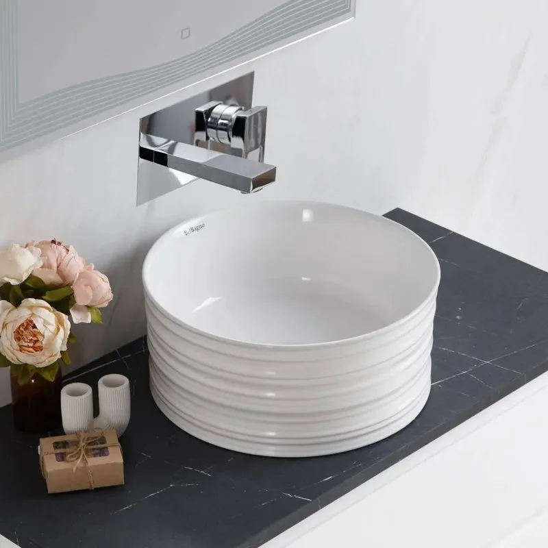 Накладная раковина BelBagno BB1420 накладная Sancos — официальный сайт