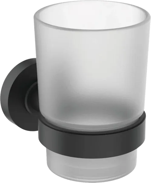 Стакан Ideal Standard IOM A9120XG матовое стекло, silk black