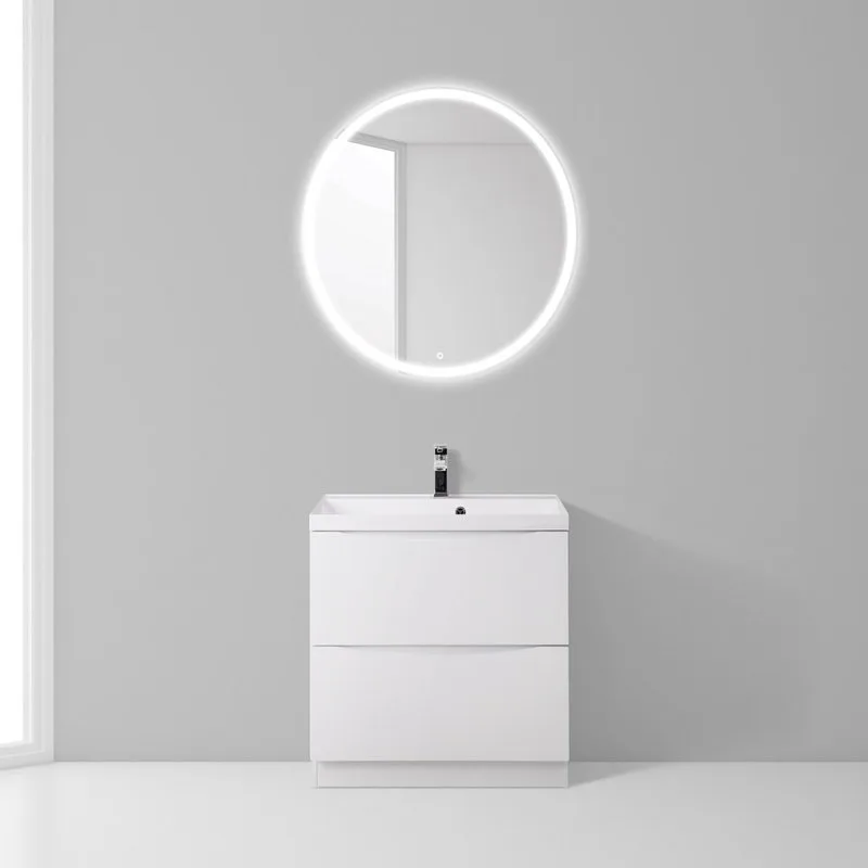 Тумба под раковину без столешницы BelBagno Marino 60 bianco lucido, напольная Sancos — официальный сайт