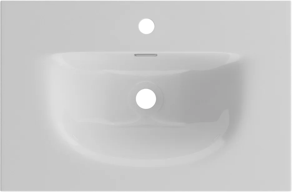 Мебельная раковина BelBagno BB-8099-3-70 глянцевая белая Sancos — официальный сайт