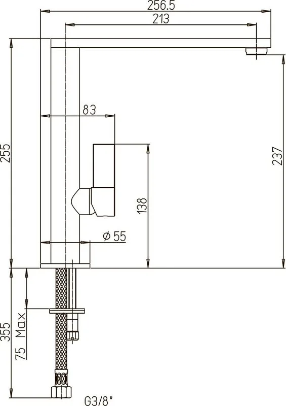 Смеситель для кухни Paini Cucina 64CR579Q90KM Sancos — официальный сайт