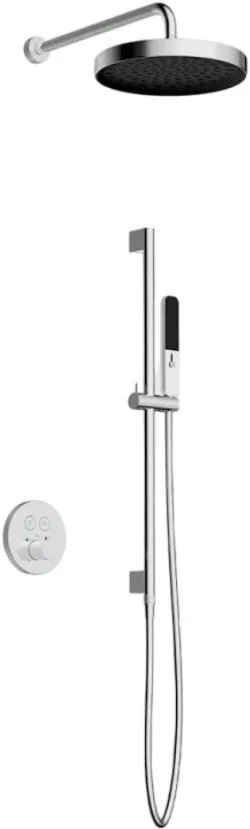 Душевой комплект AQUAme AQM8401CR, С ВНУТРЕННЕЙ ЧАСТЬЮ, хром Sancos — официальный сайт