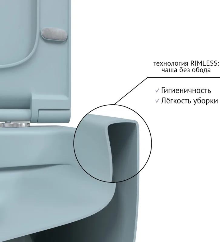 Унитаз подвесной Berges Ego XL Rimless 083229 Sancos — официальный сайт