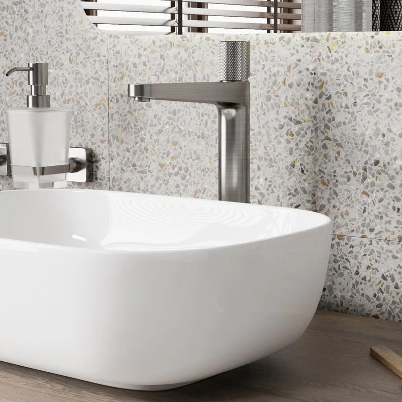Смеситель для раковины Wasserkraft Tauber 6403H никель Sancos — официальный сайт
