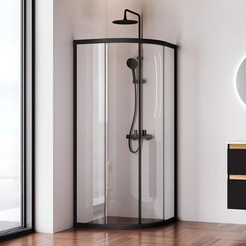 Душевой уголок AM.PM X-Joy Twin Slide W88G-205-080BT64 80x80, профиль черный Sancos — официальный сайт
