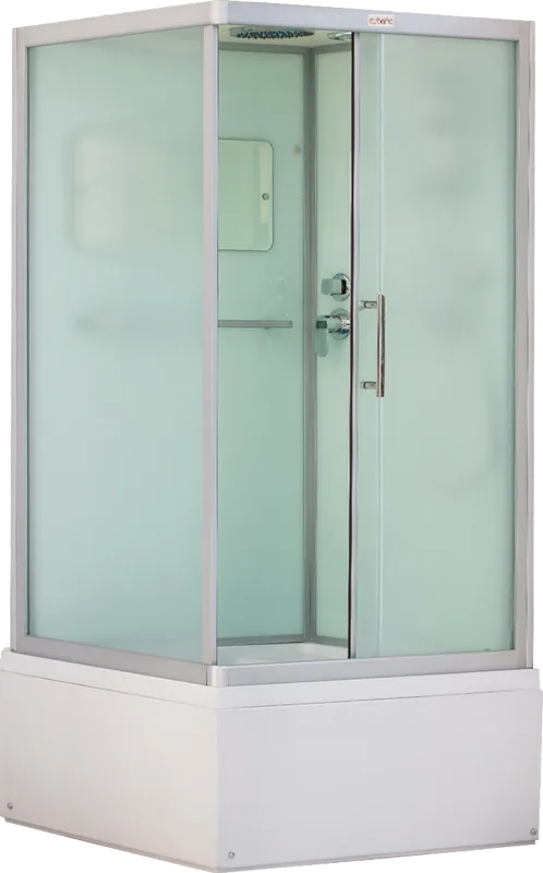 Душевая кабина Esbano Elegancia ESKB108CKRBR, с высоким поддоном, с сиденьем Sancos — официальный сайт