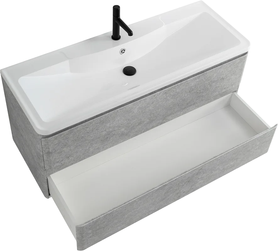 Тумба под раковину без столешницы BelBagno Albano 120 подвесная, cemento verona grigio Sancos — официальный сайт