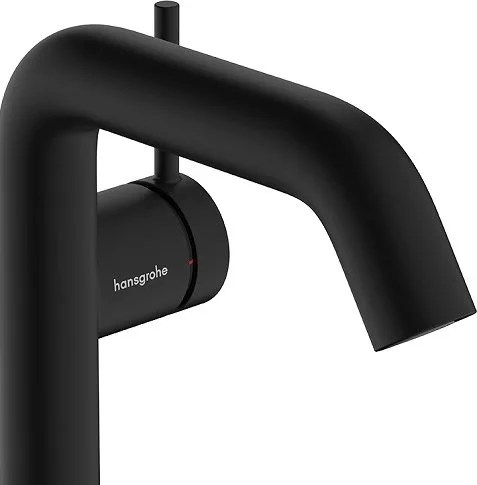 Смеситель для раковины Hansgrohe Tecturis S Fine 110 CoolStart 73320670 матовый черный Sancos — официальный сайт