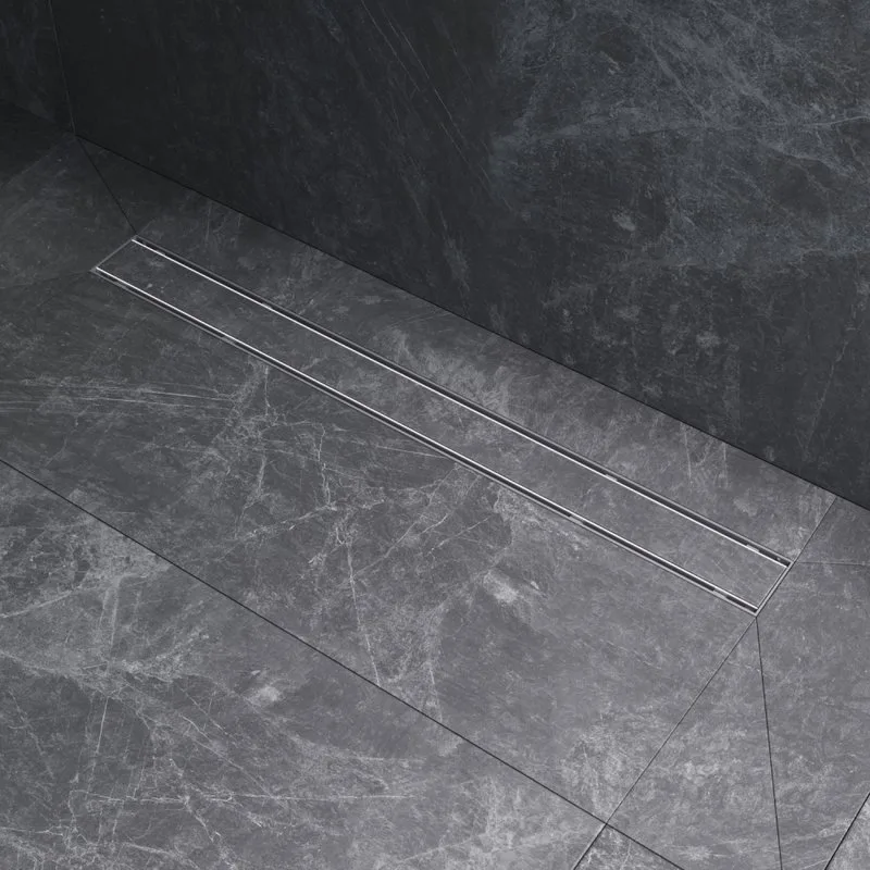 Душевой трап (лоток) AM.PM PrimeFlow Tile 80 см, сталь матовая Sancos — официальный сайт