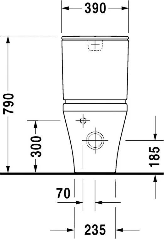 Унитаз-компакт напольный Duravit DuraStyle 215509 сиденье 0063790000 с микролифтом Sancos — официальный сайт