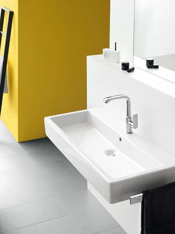 Смеситель для раковины Hansgrohe Metris 31087000 Sancos — официальный сайт
