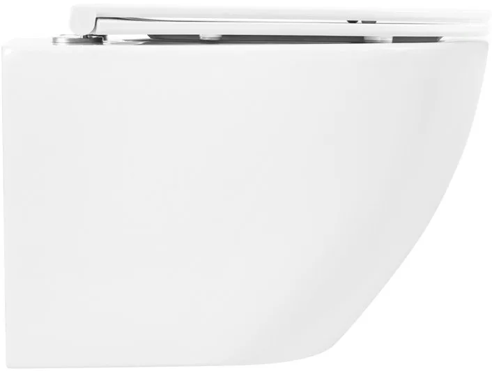 Унитаз подвесной BelBagno Sfera-r BB046CHR BB870SC с микролифтом, безободковый, глянцевый белый Sancos — официальный сайт