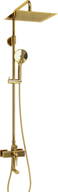 Душевая стойка Wasserkraft Sauer A171.261.207.PG, золото Sancos — официальный сайт