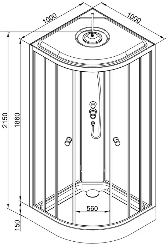 Душевая кабина DTO L 901 Sancos — официальный сайт