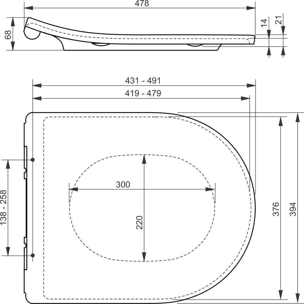 Крышка-сиденье Toto MH TC514F с микролифтом Sancos — официальный сайт