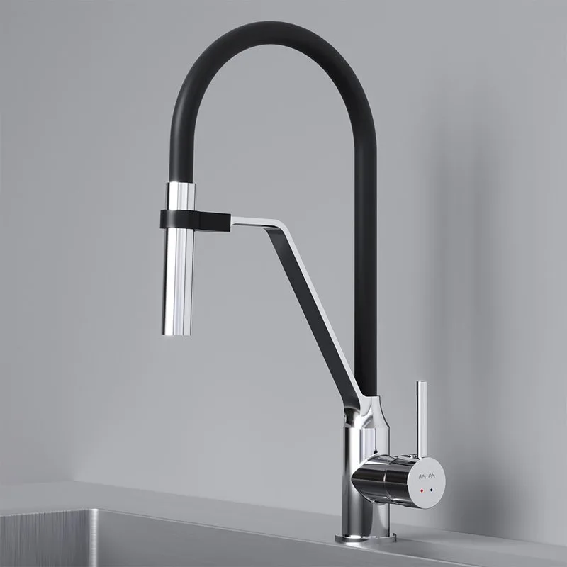 Смеситель для кухни AM.PM Like F8013000 с гибким изливом Sancos — официальный сайт