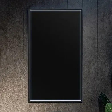 Зеркало Art&Max Aversa 70х120 черное, с LED-подсветкой, 6000К Sancos — официальный сайт