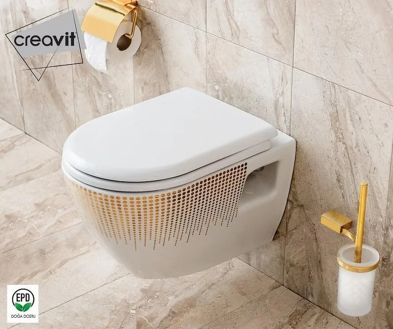 Чаша для унитаза подвесного Creavit TP325-11CB00E-NA00 с биде Sancos — официальный сайт