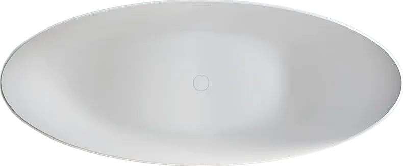 Акриловая ванна Abber AB9333 180x80 см, отдельностоящая, белая, овальная, с каркасом, со сливом-пере Sancos — официальный сайт