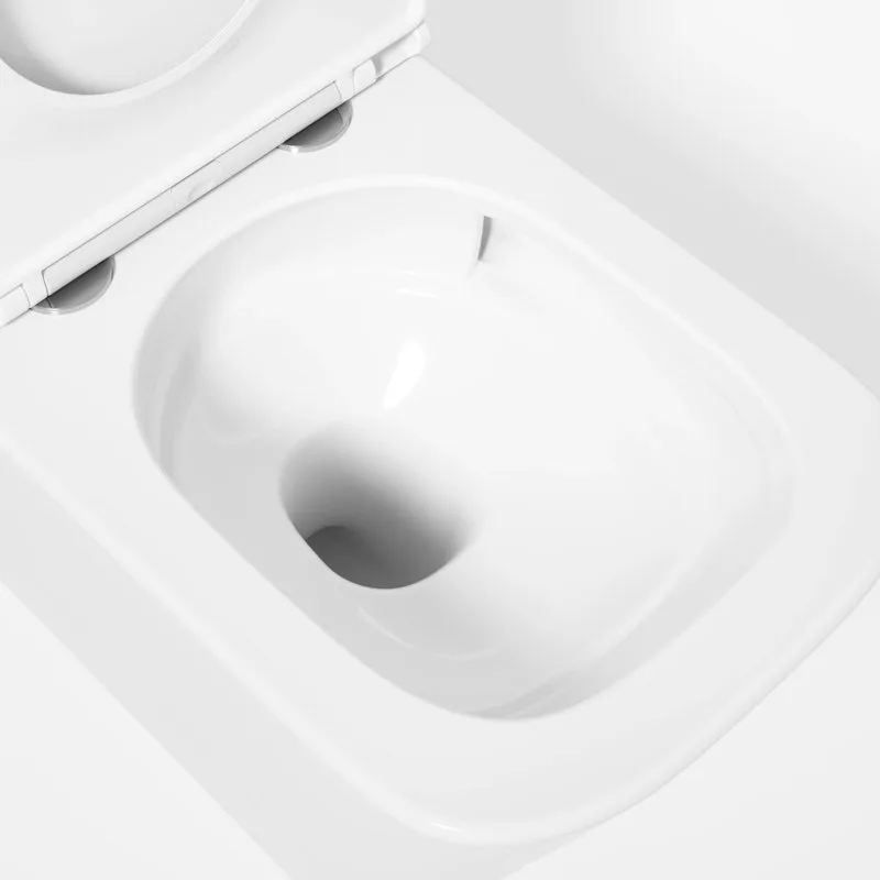 Унитаз-компакт напольный Vincea Q-Line VT2-12T с микролифтом, безободковый, белый Sancos — официальный сайт