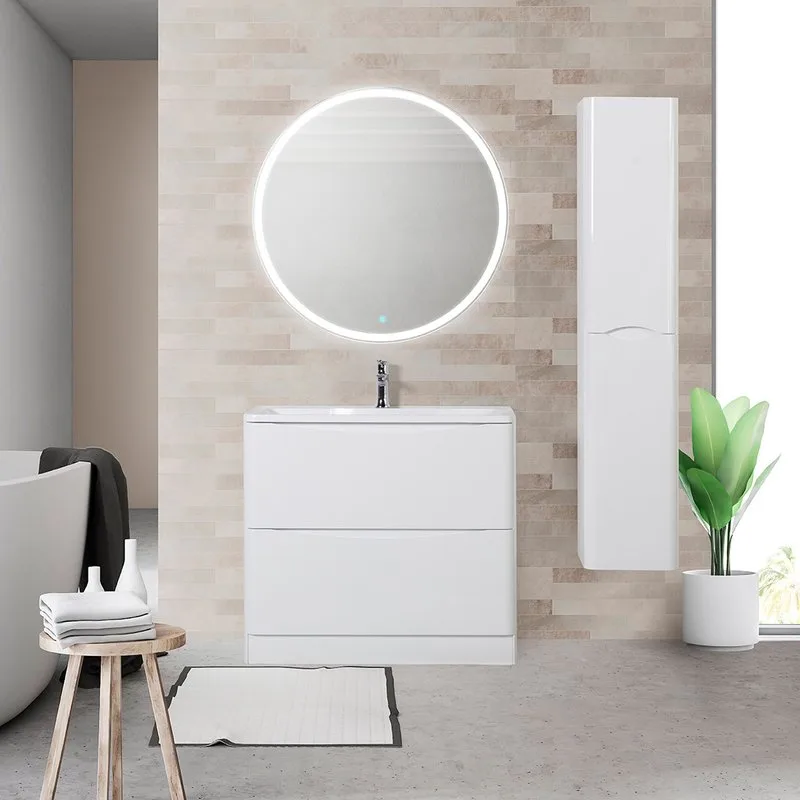 Тумба под раковину без столешницы BelBagno Acqua 100 напольная, bianco lucido Sancos — официальный сайт