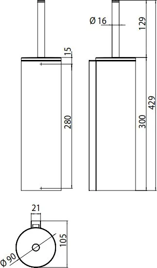 Ершик Emco System 2 3515 001 02 хром Sancos — официальный сайт