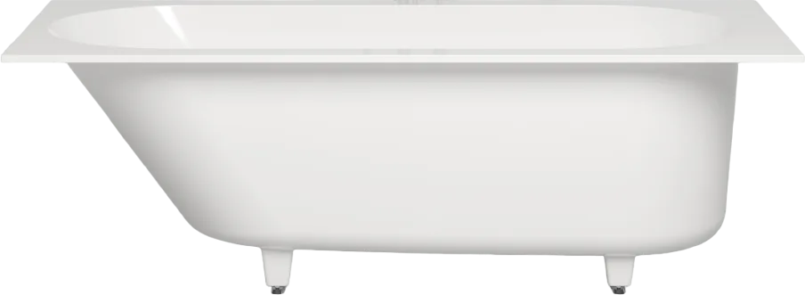 Ванна из искусственного камня Salini Ornella Kit S-Sense 160x70 см, встраиваемая, белая, на ножках,  Sancos — официальный сайт