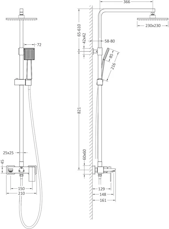 Душевая стойка Timo Selene SX-1030/00 Sancos — официальный сайт