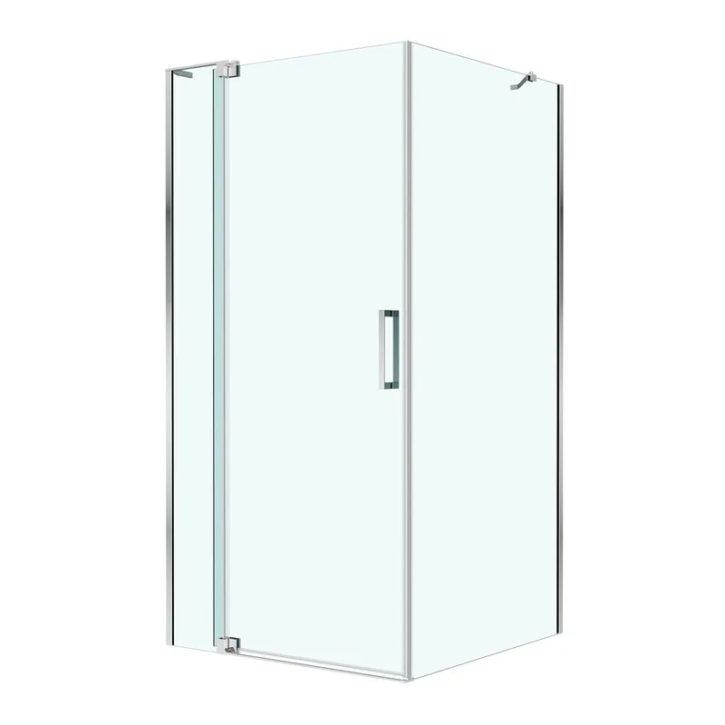 Душевой уголок Cezares Slider SLIDER-AH-1-100-90/100-C-Cr 100х100 см, профиль хром, стекло прозрачно Sancos — официальный сайт